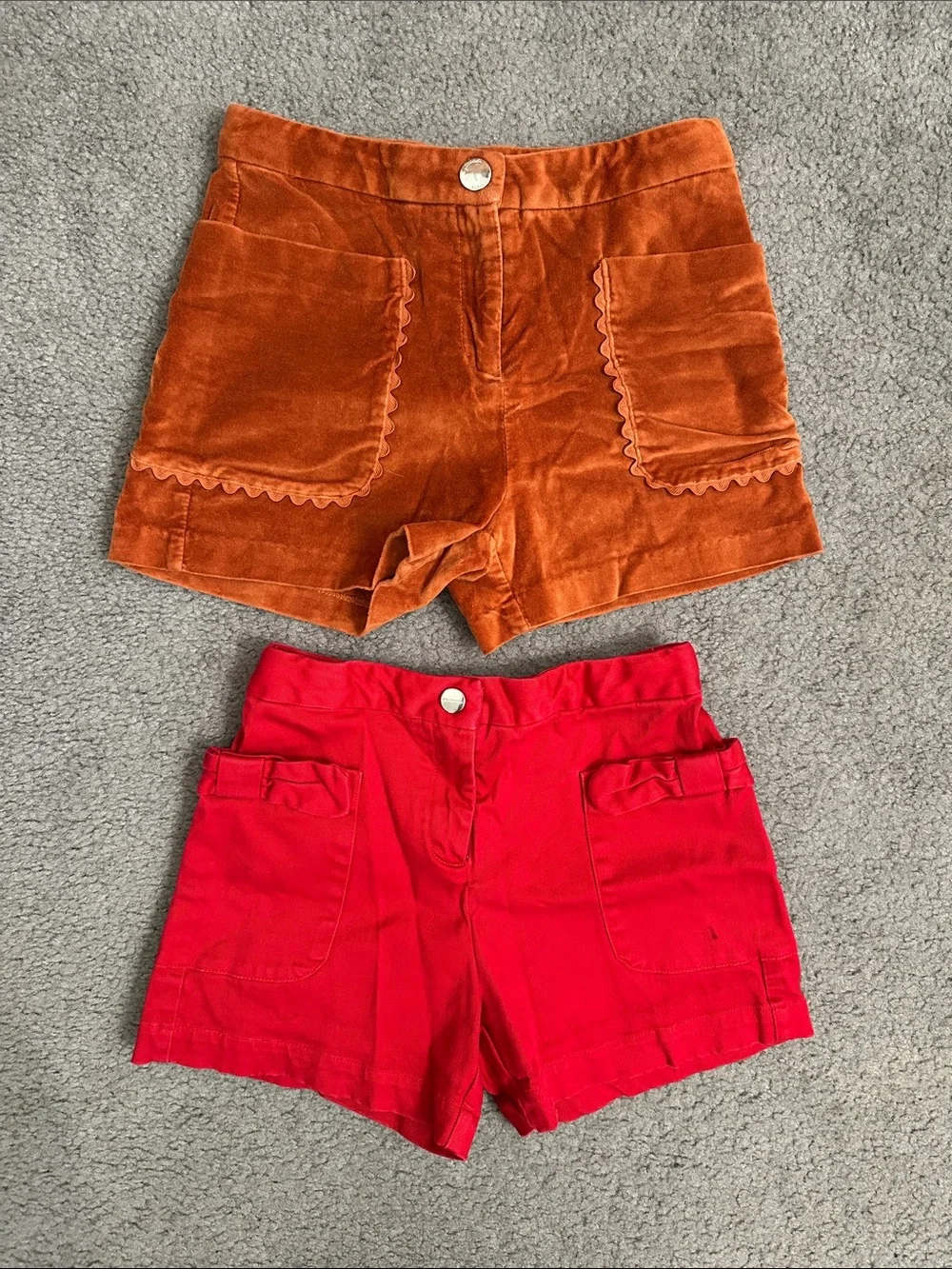 Girls’ Shorts Bundle- Rust & Red | (Jacadi)